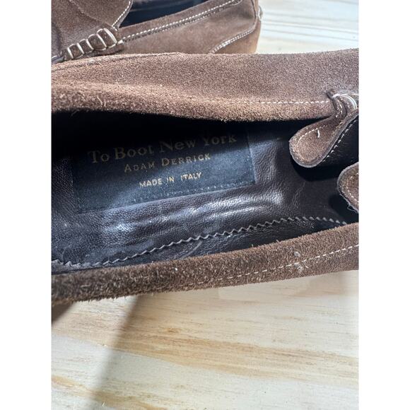 Too boot New York suede slip on penny loafer size 9..5